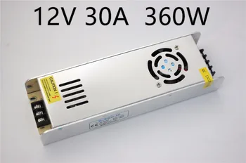 12V 30A 350W impulsinis maitinimo šaltinis Vairuotojo LED Šviesos Juostelės Ekrano Gamyklos Tiekėjas Mobinse Nemokamas Pristatymas