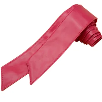 Raudona Juoda Rose Moterims, Elegantiškas PU Odos Wrap Aplink Kaklaraištis Pločio Juostos Korsetas Juokai Diržai