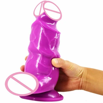 Stipri siurbimo taurės didelis dildo didžiulis penis didelis analinis kaištis vibratorių sekso žaislai moterims masturbacija Porų flirtuoti erotika parduotuvė