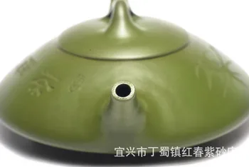 165ml Yixing Gamintojų, didmeninės arbatinukas visų rankų darbo žaliavų kasyklos žalia purvo dovana arbatinukas rinkiniai
