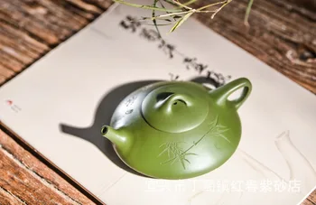 165ml Yixing Gamintojų, didmeninės arbatinukas visų rankų darbo žaliavų kasyklos žalia purvo dovana arbatinukas rinkiniai