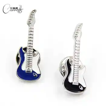 Naują vietoje įdomus gitara modeliavimo ženkliukų segtukus dviejų spalvų gamintojai užsakymą vyrų ir moterų modelių sagė antkaklio sagtis