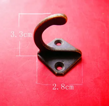 25pcs 28*33mm Didmeninės Drabužių kablys Kinijos antikvariniai bronzos europos stiliaus drabužiams šiuolaikinės kablio kabinti batų ark kablys