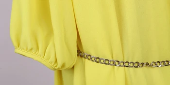 Vasaros nauji didelio dydžio suknelė moterų mados Negabaritinių Prarasti Atsitiktinis šifono suknelė moterims suknelė Plius Dydis M-XL, XXL, 3XL 4XL 5XL 54-9E