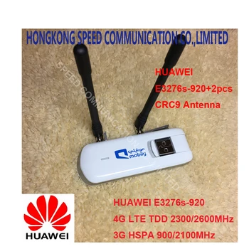 Atrakinta Huawei E3276S-920 E3276s 4G LTE Modemą 150Mbps WCDMA TDD Belaidis USB Dongle Tinklo plius 2vnt 4g antena