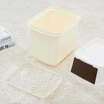 Japonijos 15kg, Uždarųjų Balto Plastiko Surinkti Mouthproof Matavimo Ryžių Lauke Darbalaukio Saugojimo Miltų Statinėse Ryžių Grūdai Turėtojas
