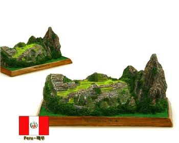 Karšto Pardavimo U. S Peru Machu Picchu Kūrybos Dervos Amatų Pasaulyje Žymus Modelis Turizmo Suvenyrų Dovanos Rinkimo Namų Dekoro