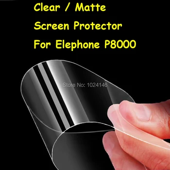 Naujas HD Išvalyti / Anti-Glare Matinis Ekrano apsaugos Elephone P8000 5.5 Colių Apsauginės Plėvelės Guard Su Skudurėliu