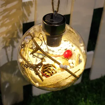 LED šviesos kamuolys Skaidrus Kamuolys kabo Šviesa Pakabukas kalėdų Namų Puošybos Šalis, Vestuvės, Kalėdos kambario dekoro Naujųjų metų dovana
