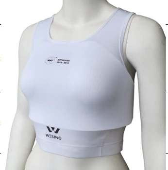 Moterų karatė krūtinės apsaugas, pp vidinis karatė moterų krūtinės proctor arpprved pagal wkf už competetion