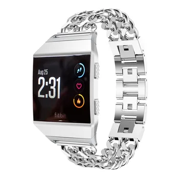 Už Fitbit Joninių Juosta, Nerūdijančio Plieno Dirželis Smartwatch Metalo Pakeitimo Riešo Dirželis apyrankę, Fitbit Joninių Smart Watch Band