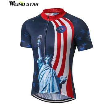 Weimostar Black JAV Dviračių Džersis Vyrų dviračių drabužiai dviračių viršuje Ropa Ciclismo maillot MTB džersio Lenktynių Sporto marškinėliai Kvėpuojantis