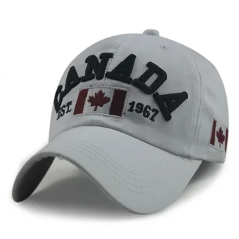 Nauja Siunta Medvilnės Gorras Kanada Beisbolo Kepuraitę Vėliava, Kanada Skrybėlę Snapback Adjuatable Vyrai Beisbolo Kepurės Visiškai Nauja Suaugusiųjų