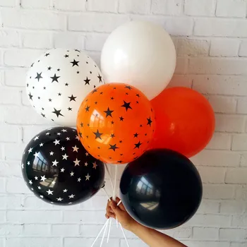 50pcs/pak 12 colių 2.8 g tirštėti Helovinas balionas apdailos oranžinė juoda latekso balionas Jack Moliūgų Balioną helio balionas