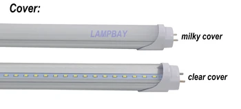 (4 Pakuotės) Nemokamas Pristatymas LED lempa 5FT 1500mm 1,5 M 24W G13 Šviesos Pieniškas Aišku, padengti Aukštos kokybės Pakeisti rungtynių 85-277V