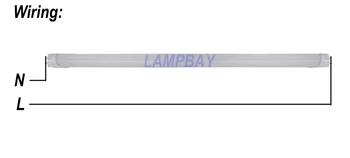 (4 Pakuotės) Nemokamas Pristatymas LED lempa 5FT 1500mm 1,5 M 24W G13 Šviesos Pieniškas Aišku, padengti Aukštos kokybės Pakeisti rungtynių 85-277V