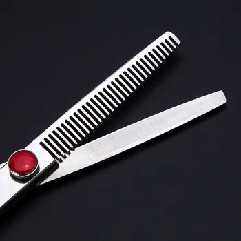 Profesinės Japonija 440C perlas dragon plaukų žirklės pagalvių rinkinys pjaustymo žirklių kirpykla retinimo žirklės scisors, plaukų kirpimo žirklės