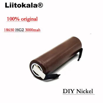6pcs LiitoKala Originalą LG HG2 18650 3000mAh baterija 3,6 V išleidimo 20A, skirta elektroninių cigarečių +PASIDARYK pats Nicke
