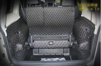 Naujai! Specialių kamieno kilimėliai Mitsubishi Pajero 7seats 2017 patvarus linijinių krovinių įkrovos kilimai Pajero 2017-2007,Nemokamas pristatymas