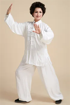 Šanchajaus Istorija Nacionalinės Kinijos Moterims Chi Vienodas Medvilnės Kung fu Kostiumas Mandarinų Apykaklės Laisvus Drabužius, Nustatyti 5 Spalva