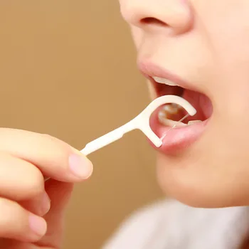 25pcs Sveikų Dantų Dantų Siūlas Flosser Siūlu Šepetėliu dantų krapštuką Dantų Valymas Naudinga Karšto Pardavimo