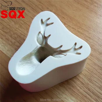 Naujas atvykimo 3D Kalėdų elnių formos minkštas pelėsių, tortas pelėsių, šokoladas, tortas dekoravimo įrankiai, virtuvės reikmenys SQ16238