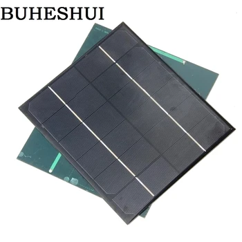 BUHESHUI 6W 6 V Mini Saulės Elementų Saulės Modulis Monokristalinius Saulės Skydas 