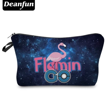Deanfun Kosmetinės 3D Atspausdintas Vietos ir Flamingo Mados Dovana Mergaitėms Kelionių Organizatoriaus Makiažas Dropshipping 51069