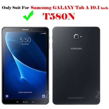 Samsung Galaxy Tab (2016 M.) 10.1 Wireless Bluetooth Klaviatūra Atveju Tab 10.1 T580 Planšetinį Kompiuterį Apversti Odos Stovo Dangtelis +Stylus