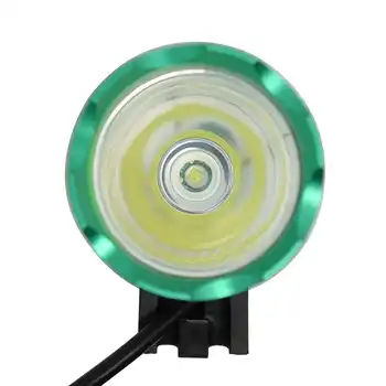 Wasafire 1800 Liumenų Dviračių Priekinis Žibintas priekinis žibintas Žalia XML T6 LED Lemputė 3 Režimai su 6400mAh Įkraunama Baterija