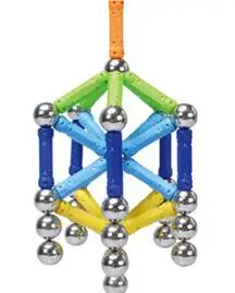 Magnetinio dizaineris žaislai vaikams magnetinis konstruktorius metalo kamuoliukus magnetas barai modeliai vaikams pastatas Žaislai Vaikams 