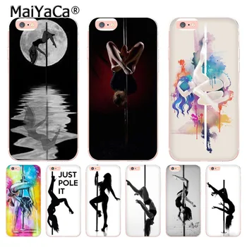 MaiYaCa Pole dance šokių, Fitneso karšto dažytos minkštos tpu telefono dėklas dangtelis Apple iPhone 8 7 6 6S Plus X 5 5S SE 5C 4 4S Dėklai