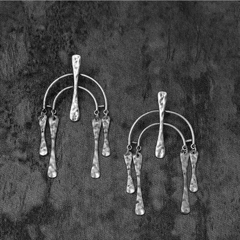 Šilumos pin mados gothic punk lašas geometrinis aikštėje retro st auskarai, pakabukas ausų papuošalai