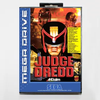 Teisėjas dredd 16 bitų SEGA MD Žaidimo Kortelės Su Mažmeninės Langelyje Sega Mega Drive Genesis