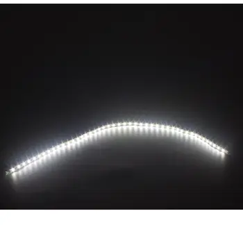 Automobilių Vandeniui 45CM 1210 45SMD DC 12V Lanksti LED Antakių Lempos Apdailos Juostelės, skirtos Automobilio Salono Dienos Veikia Šviesos Stilius