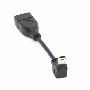 2016 Karšto 1pc USB Female į Mini 5P USB B Male Konversijos OTG Adapterio Kabelį į Viršų est automobilių Mobiliojo MP5 VIDURIO MP4 Tablet PC