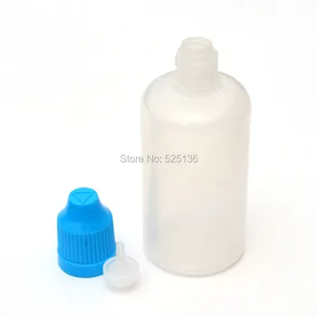10vnt 50ml PE Minkšto Plastiko Buteliukas Su Lašintuvu Childproof Bžūp E-cig E Skystis Tuščias Butelis