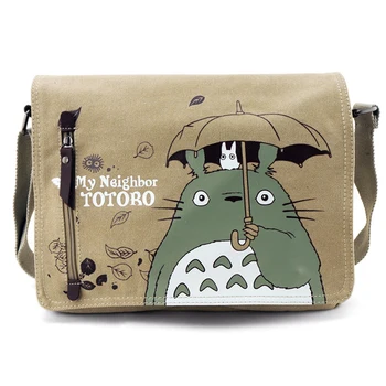 Anime Mano Kaimynas Totoro Moterų Drobės Krepšys Pečių Maišą Diržas Pack Mano Kaimynas Totoro Rankinėje Cosplay Crossbody Krepšiai
