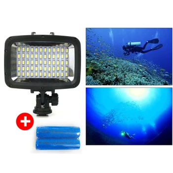 Orsda LED Vaizdo šviesos 40M Povandeninį fotoaparatą šviesos vandeniui iki 40m LED Fotografijos lempa vandeniui atveju SL-101