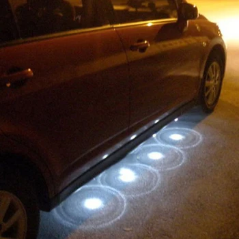 8PCS/Set LED Pagal Automobilių Šviesos Rinkinys, Važiuoklės Žibintai, Automobilių Durų Žibintai 12V