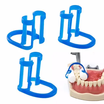 20pcs Nauji Plastikiniai Medvilnės Roll Turėtojas Vienkartiniai Blue Clip Dantų/Klinika Odontologas