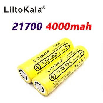 6pcs Lii-40A LiitoKala 21700 4000mah Baterija 3.7 V 40A Li-Ni Elektroninių Cigarečių Mod / Kit 3.7 V 30A galia 5C Norma parsisiųsti