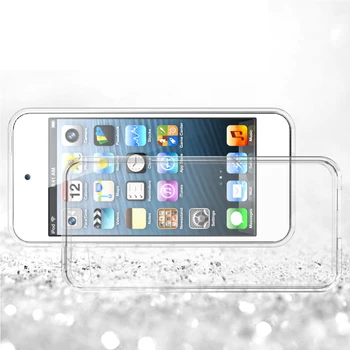 Apple iPod Touch 5 6 Išmaniojo telefono Atveju Slim Mados Silikono Minkštas bamperis iPod Touch 5 6 Aukštos Kokybės Krištolo skaidrumo