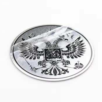Automobilio stilius 3D Aliuminio herbas Rusijos automobilių kėbulo metalo lipdukas rusijos Erelis Decal Apdaila, automobilių lipdukai, lipdukai, emblemos