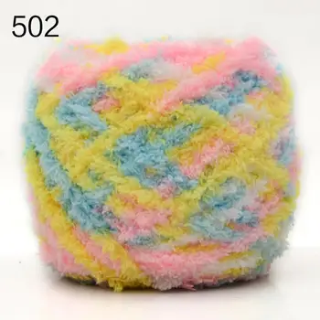 500g/maišas/5vnt Mišrios spalvos Koralų, aksomo, kašmyro Siūlai, mezgimo Storas vilnonis linija/verpalai, vaikų/suaugusiųjų megztinis, šalikas išlaikyti šiltas