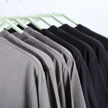 Į COOLMIND atsitiktinis trumpomis rankovėmis vyrams marškinėliai 2018 gatvės stiliaus naujo dizaino vasaros megzti vyrų T-shirt topai marškinėliai, QI0237A