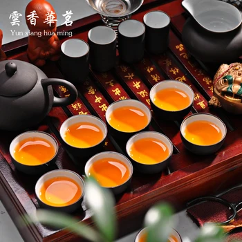 Zisha arbatinukas teacup medžio masyvo arbatos nustatyti specialius derinius pilną kung fu arbatos dėklas keramikos arbatos stalo