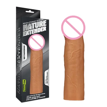 Penio mova Super minkšto silikono extender prezervatyvą daugkartinio naudojimo prezervatyvai sekso produktai sekso Žaislas vyrams