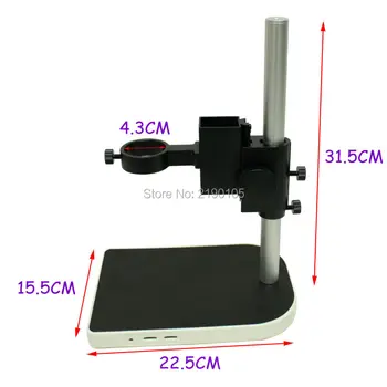 40 mm grande Adjsutable stereo numerique industrie Laboratorijoje Mikroskopu lentille paramos de Table du kartus paramos de la bague