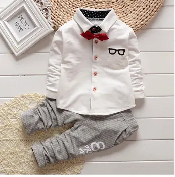 2016 naujas mados Pavasario Rudens kūdikių berniukų vaikas kostiumas nustatyti ilgomis rankovėmis vaikų hoodies+kelnės drabužių komplektai vaikams 2 vnt. drabužių rinkinys